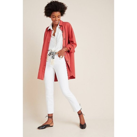 Mother Denim - Mother Jeans Mid Rise Dazzler Ankle White Size 26 Slim Denim